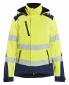 Blåkläder 44012513 Naisten Highvis Softshelltakki kevyesti topattu