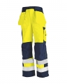 Highvis Housut palosuojattu Keltainen/Mariininsini