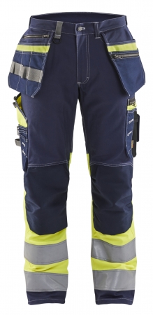 Blåkläder 17941370  Highvis riipputaskuhousut Stretch