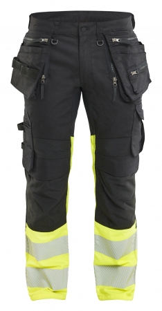 Blåkläder 11301149  Highvis riipputaskuhousut stretch