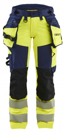 Blåkläder 70221648  Naisten Highvis riipputaskuhousut 4-way stretch