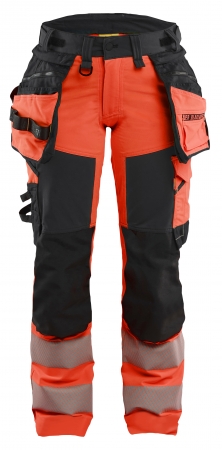 Blåkläder 70221648  Naisten Highvis riipputaskuhousut 4-way stretch