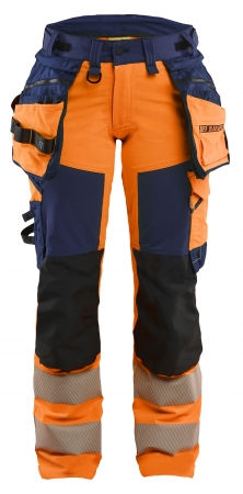 Blåkläder 70221648  Naisten Highvis riipputaskuhousut 4-way stretch