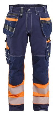 Blåkläder 17941370  Highvis riipputaskuhousut Stretch