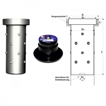 Lower Ground Sleeve Core Hole