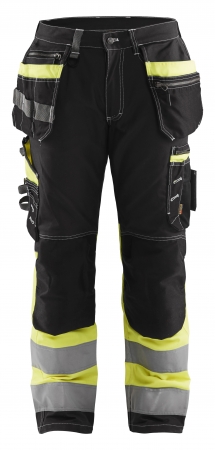 Blåkläder 17941370  Highvis riipputaskuhousut Stretch